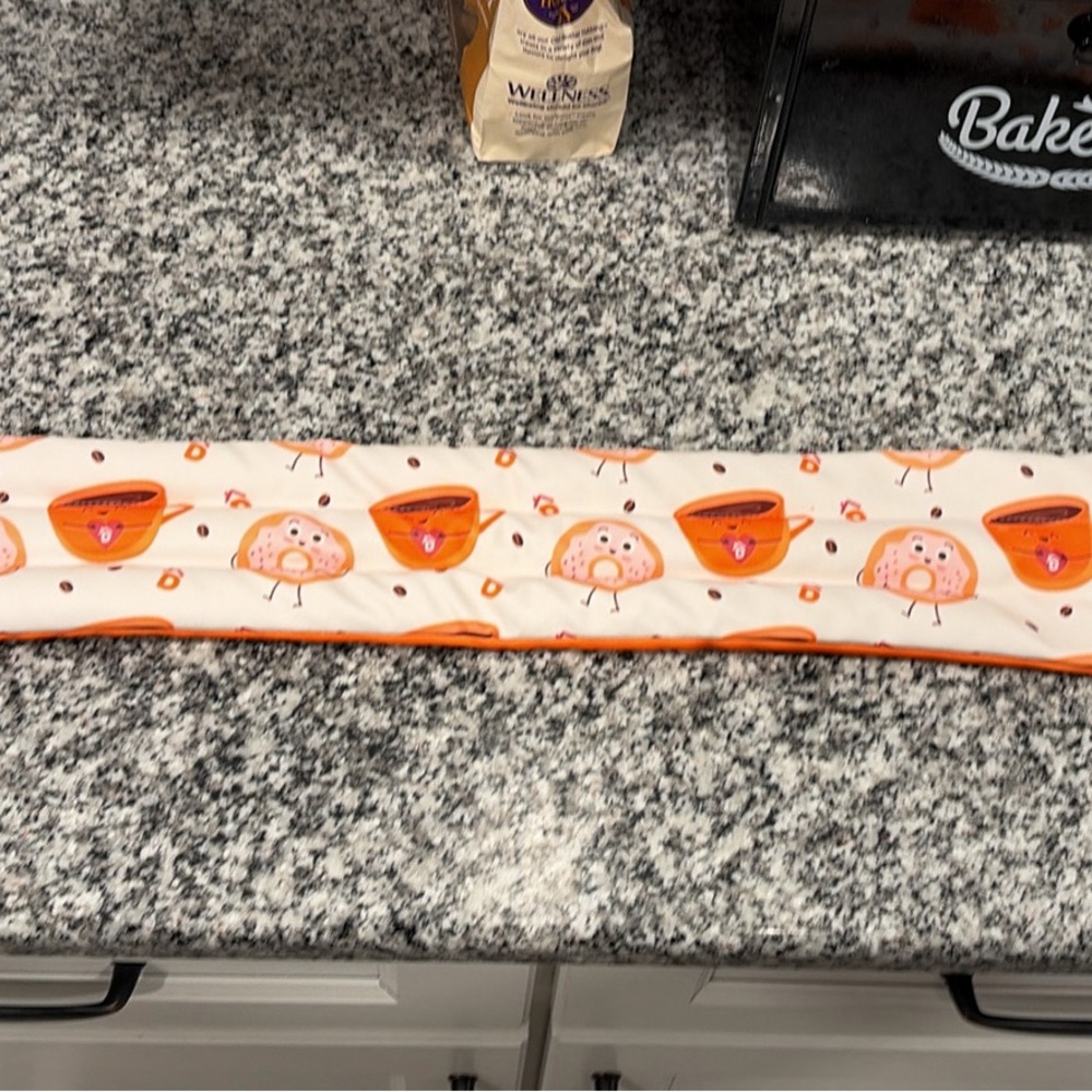 Dunkin’ Weighted Neck Wrap with fragrance free lentils. Never used